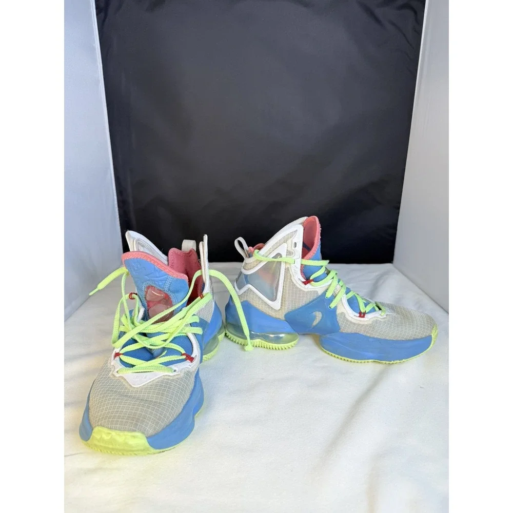 Nike Lebron XIX 19 Dutch Blue White DC9339-400 Shoes‎ Sneakers Kids 6.5